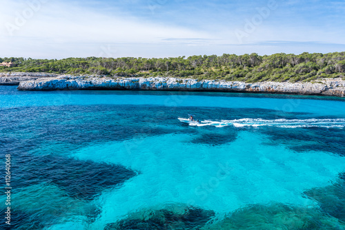 Bay of Cala Mondrago - beautiful beach and coast of Mallorca