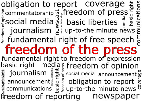 Freedom of the Press wordcloud