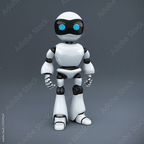 Robot white only