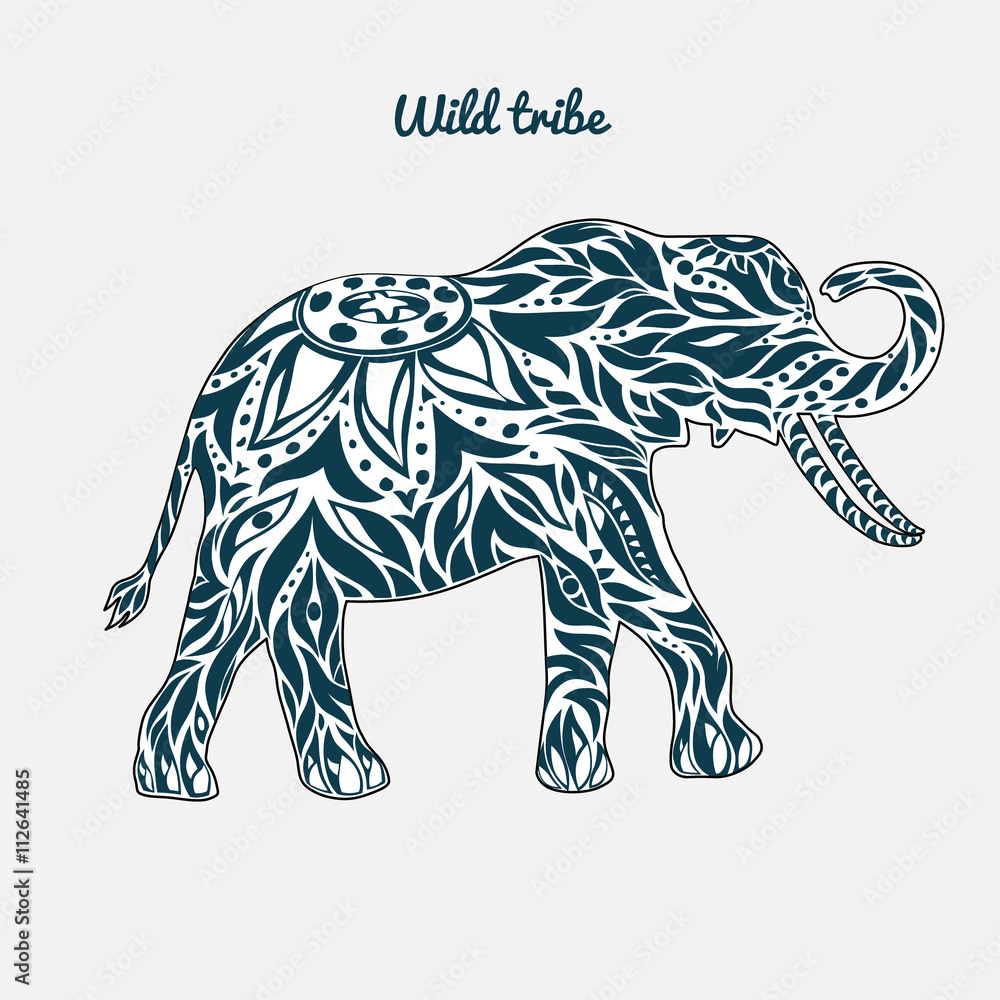 Fototapeta premium rich ornate elephant