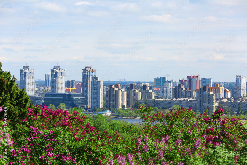 Obraz premium Beautiful view on city