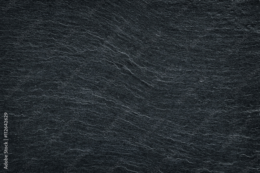 Naklejka premium black slate stone background or texture