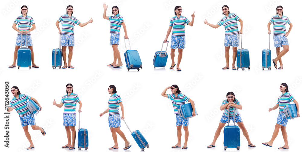 Man preparing for this summer vacation