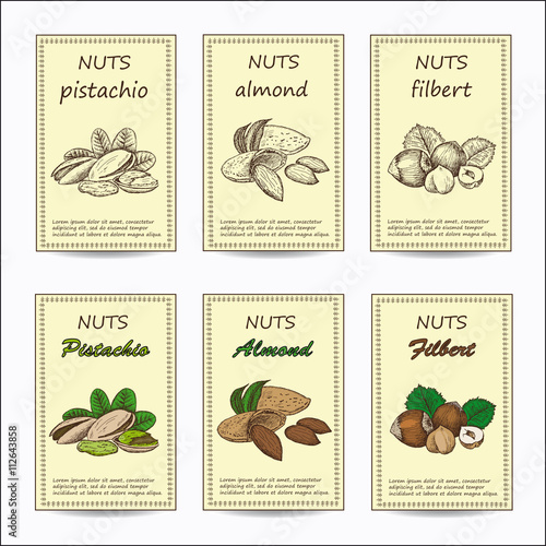 almond, pistachio, filbert