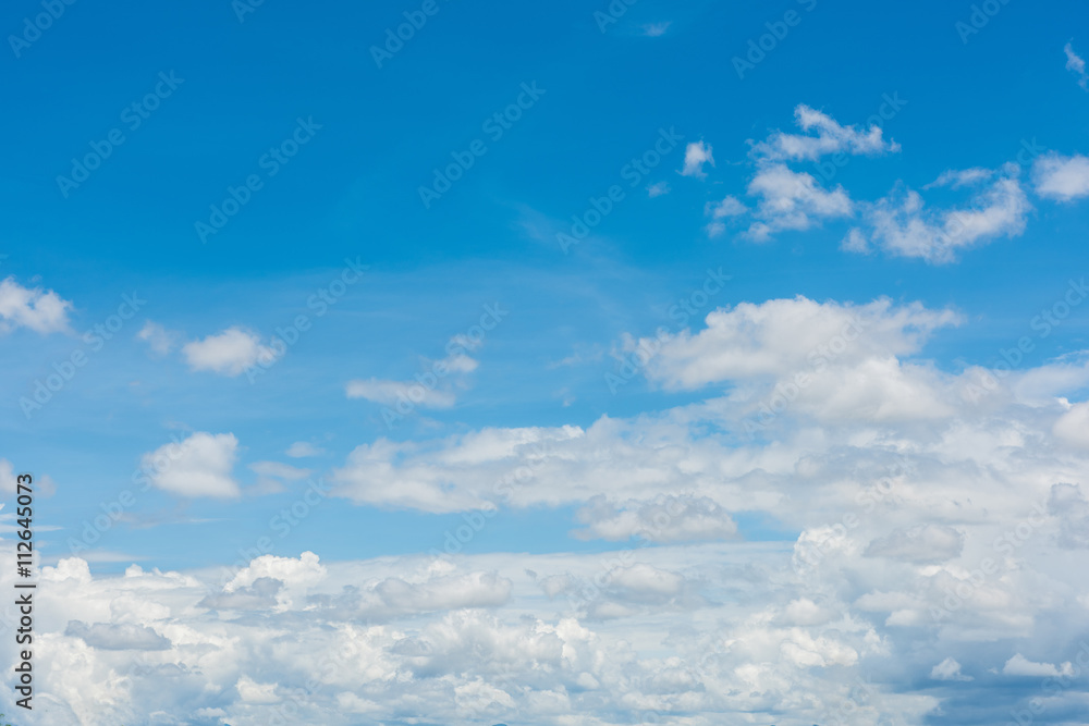 blue sky with cloud