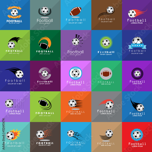 Ball Icons Set - Isolated On Mosaic Background. Vector Illustration, Graphic Design 