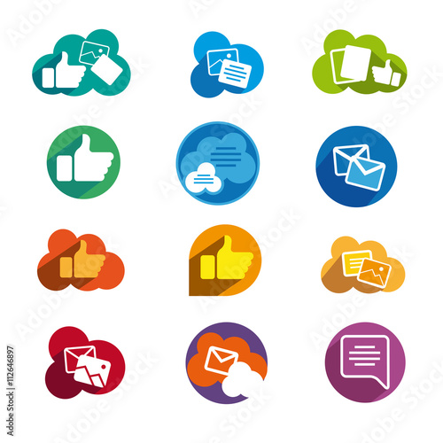 Upload data concept. Upload photo. Smart phone synchronizing dat