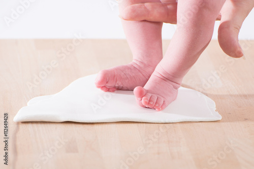 Baby Fuß Abdrücke-Babyfuss