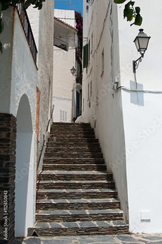 escalier à Cadaques - costa brava - Espagne