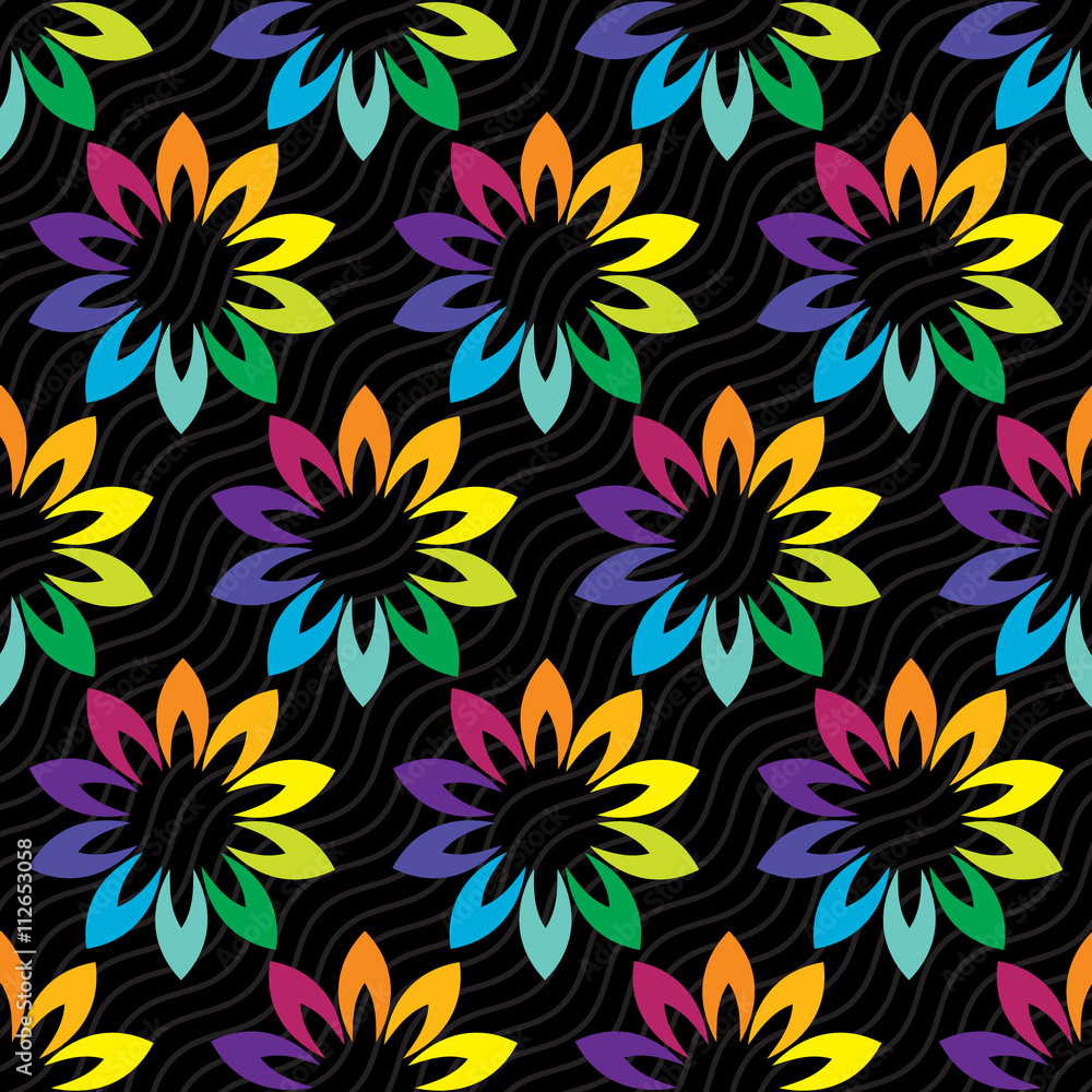 Seamless ornament pattern vector tile Seamless ornament pattern vector tile