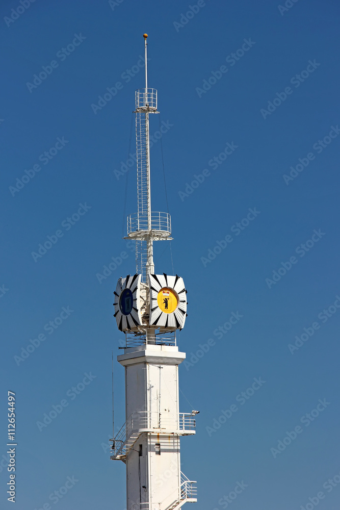 the spire of the river station, the Yaroslavl, may 30, 2016. the spire of the river station, the Yaroslavl, may 30, 2016.