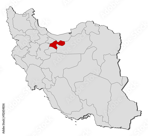 Map - Iran  Tehran