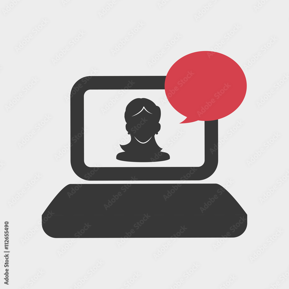 People design. Media icon. Isolated illustration , vector People design. Media icon. Isolated illustration , vector