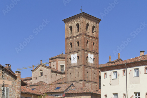 Asti Campanile Cattedrale Santa Maria Assunta San Gottardo chiesa piemonte italia italy