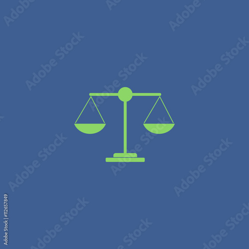 Scale icon - vector illustration