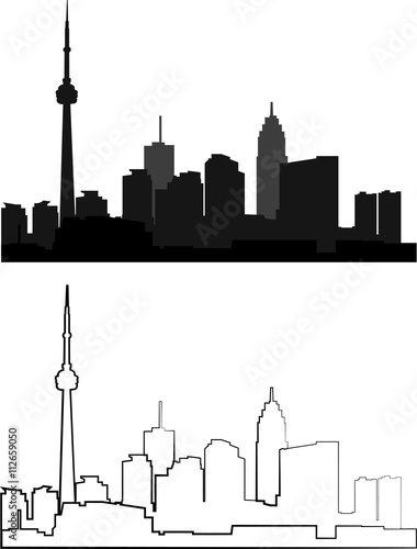 silhouette of city in black 18