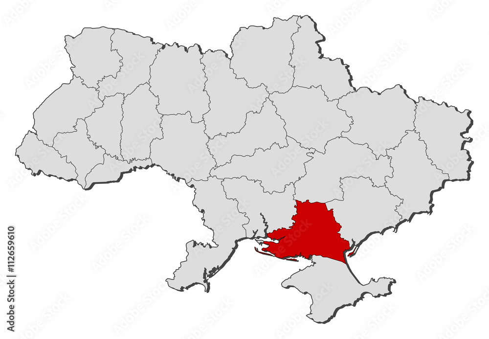 Map - Ukraine, Kherson