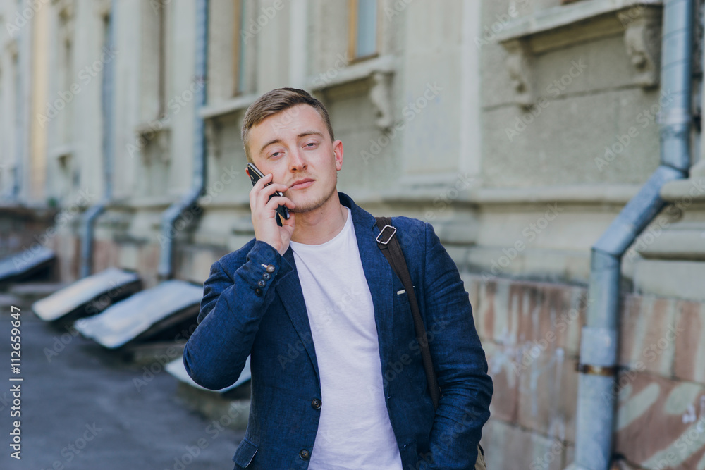 businessman working outdoors businessman working outdoors