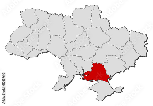 Map - Ukraine, Kherson