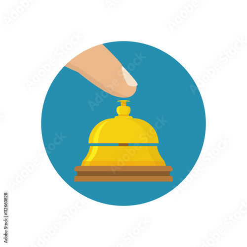 Hotel bell icon.