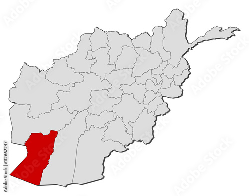 Map - Afghanistan  Nimruz