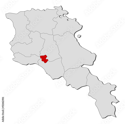 Map - Armenia  Yerevan