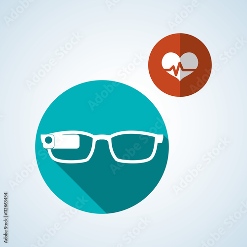 Smart device design. Gadget icon. Isolated illustration , vector