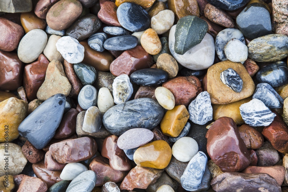 Sea stones background Sea stones background