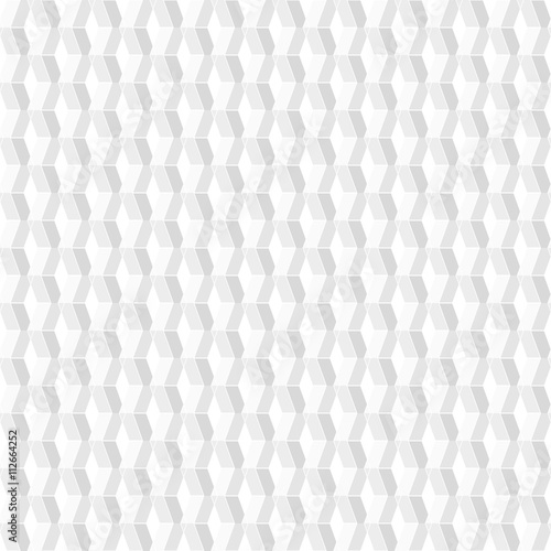 Fototapeta Naklejka Na Ścianę i Meble -  White abstract geometric texture - seamless
