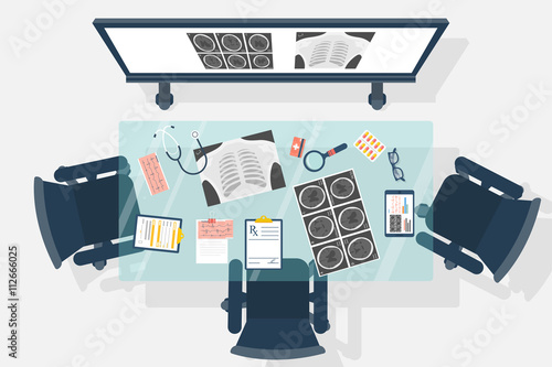 Medical office vector