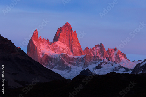 Alpenglow on Fitz Roy