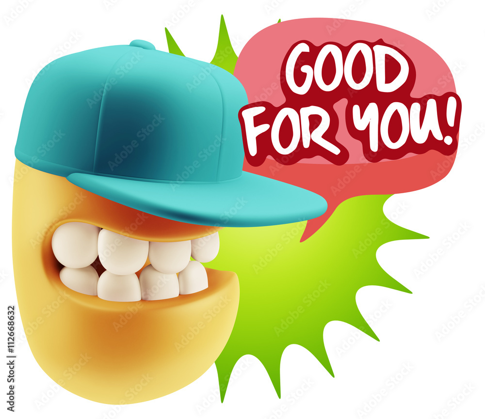 3d Rendering Smile Character Emoticon Expression saying Good For 3d Rendering Smile Character Emoticon Expression saying Good For