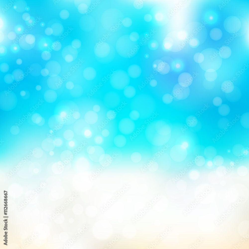 Abstract background with bokeh effect. Illustration in bright colors. Vector illustration.
