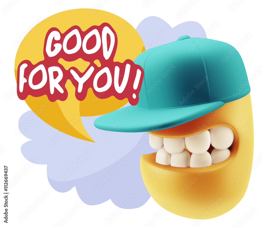3d Rendering Smile Character Emoticon Expression saying Good For 3d Rendering Smile Character Emoticon Expression saying Good For
