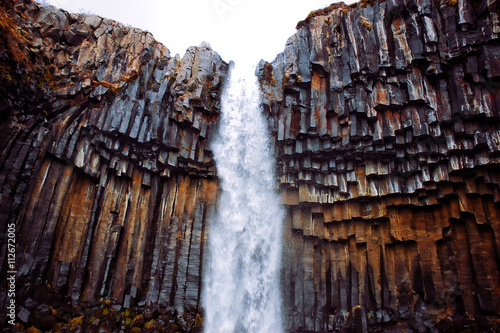 Svartifoss waterfall, iceland