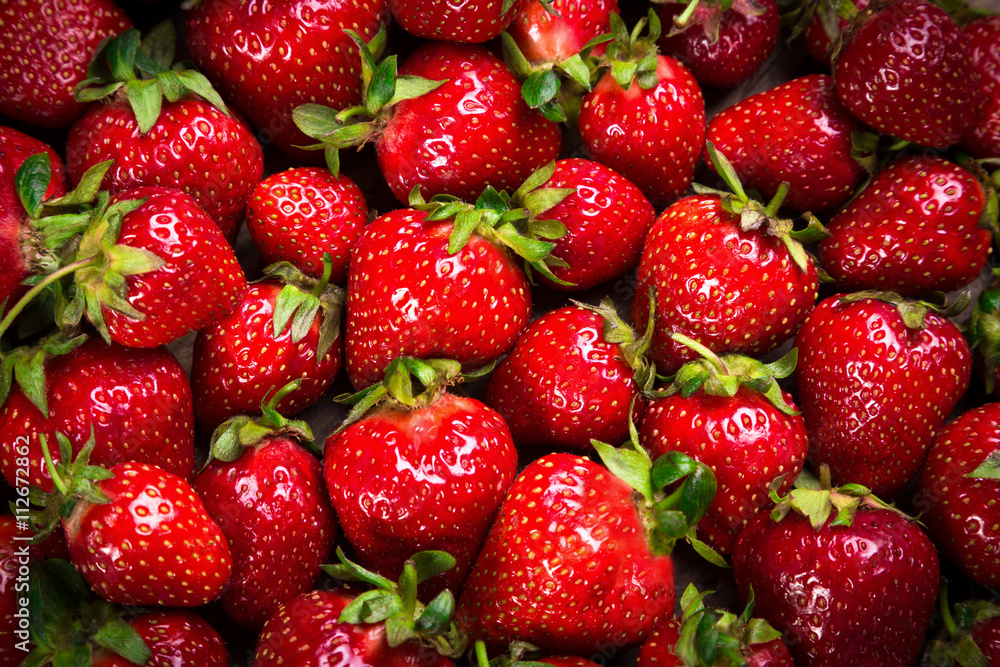 food background with plenty of ripe strawberry food background with plenty of ripe strawberry
