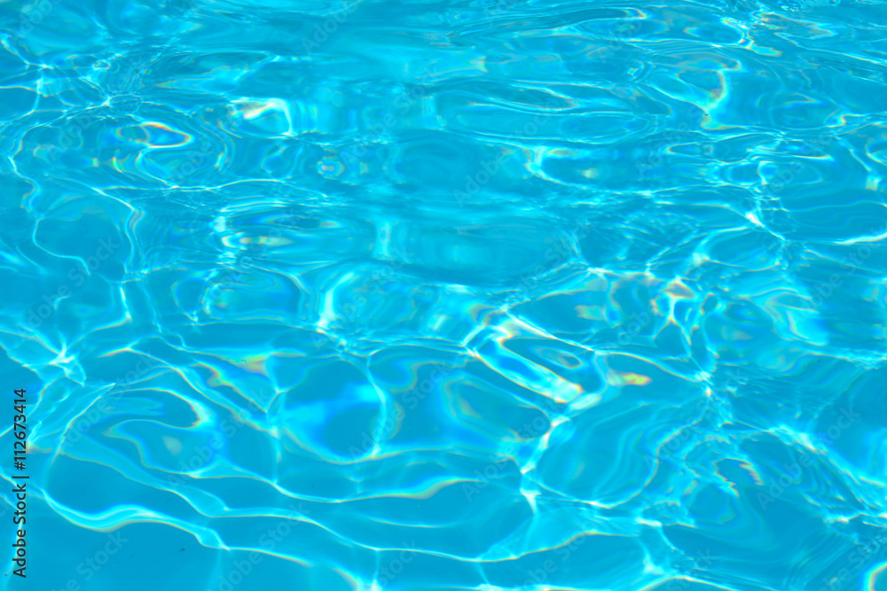 Pool Water Sparkling in the Sun
