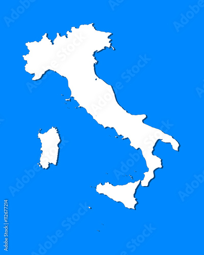 Map - Italy © schwabenblitz