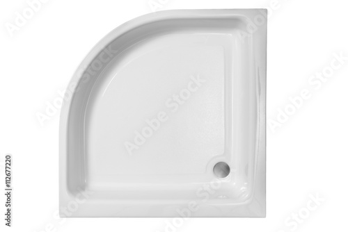 Shower tray on a white background.
