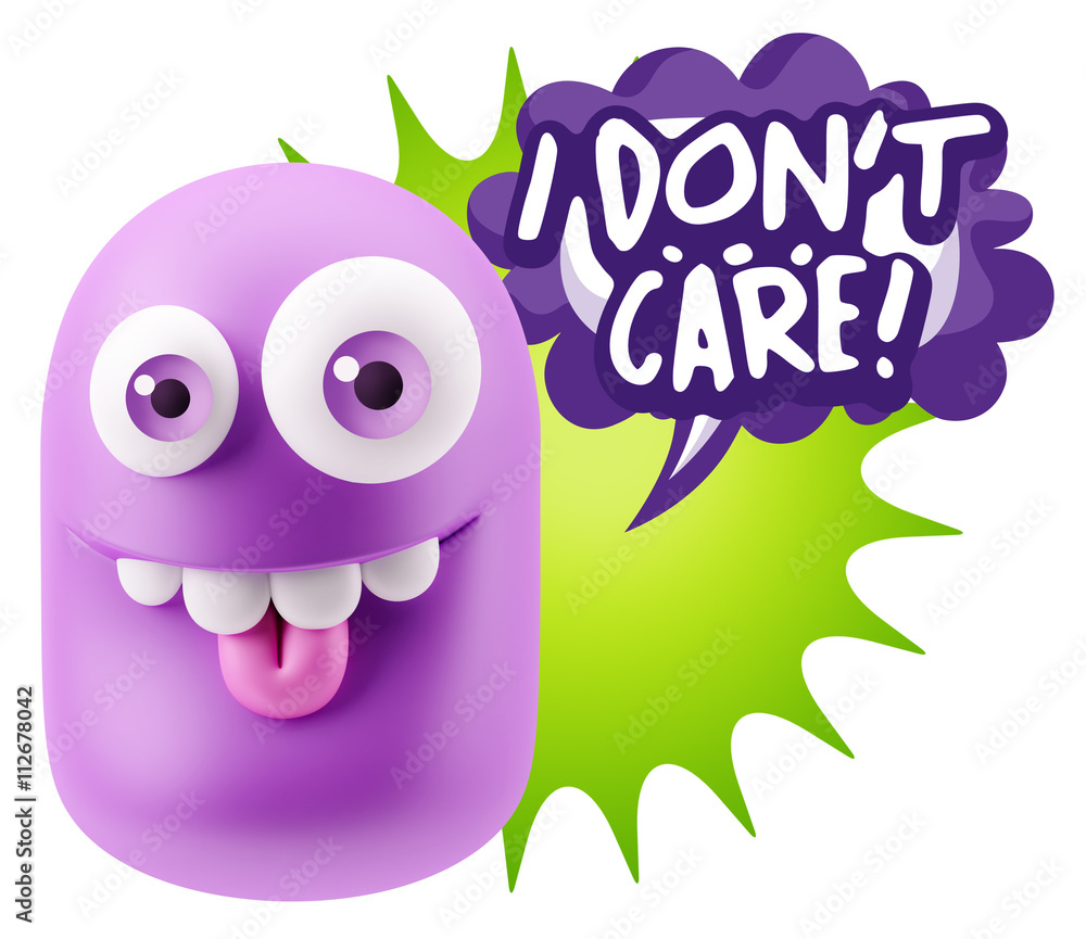 3d Illustration Laughing Character Emoji Expression saying I Don 3d Illustration Laughing Character Emoji Expression saying I Don