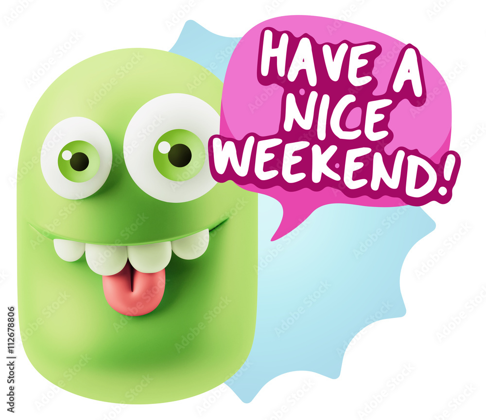 3d Illustration Laughing Character Emoji Expression saying Have 3d Illustration Laughing Character Emoji Expression saying Have