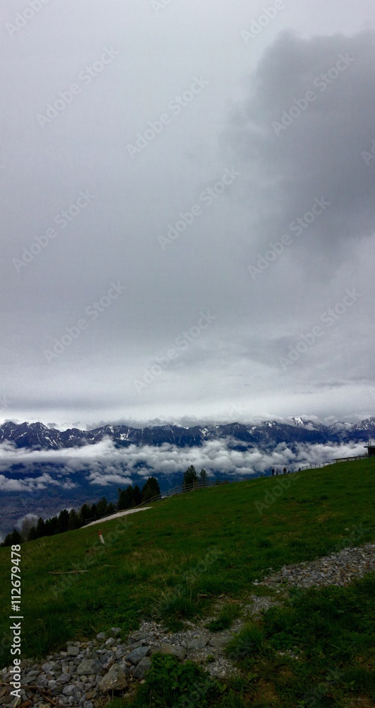 Fototapeta premium Blick vom Berggipfel