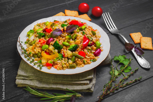 Vegan organic food