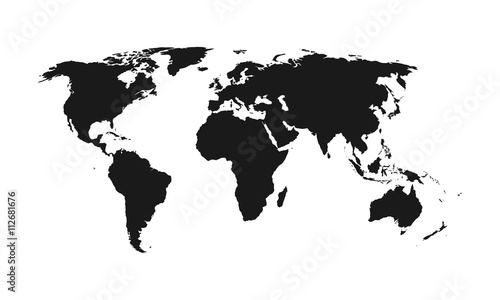 World map - vector.