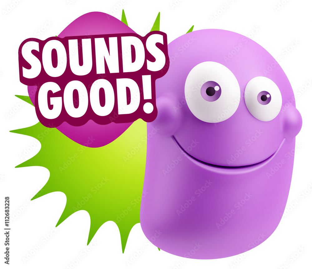3d Illustration Laughing Character Emoji Expression saying Sound 3d Illustration Laughing Character Emoji Expression saying Sound