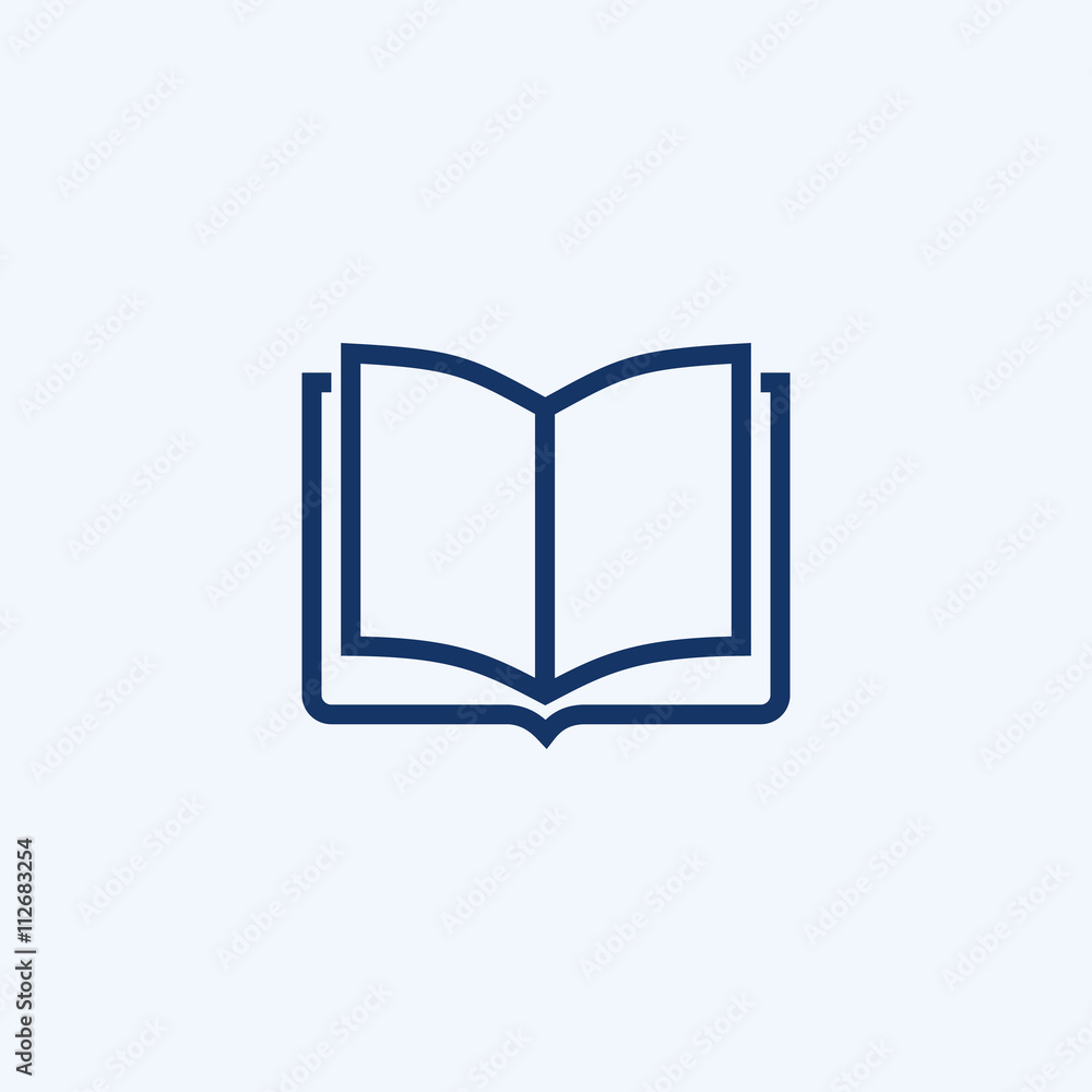 Vector book icon Vector book icon