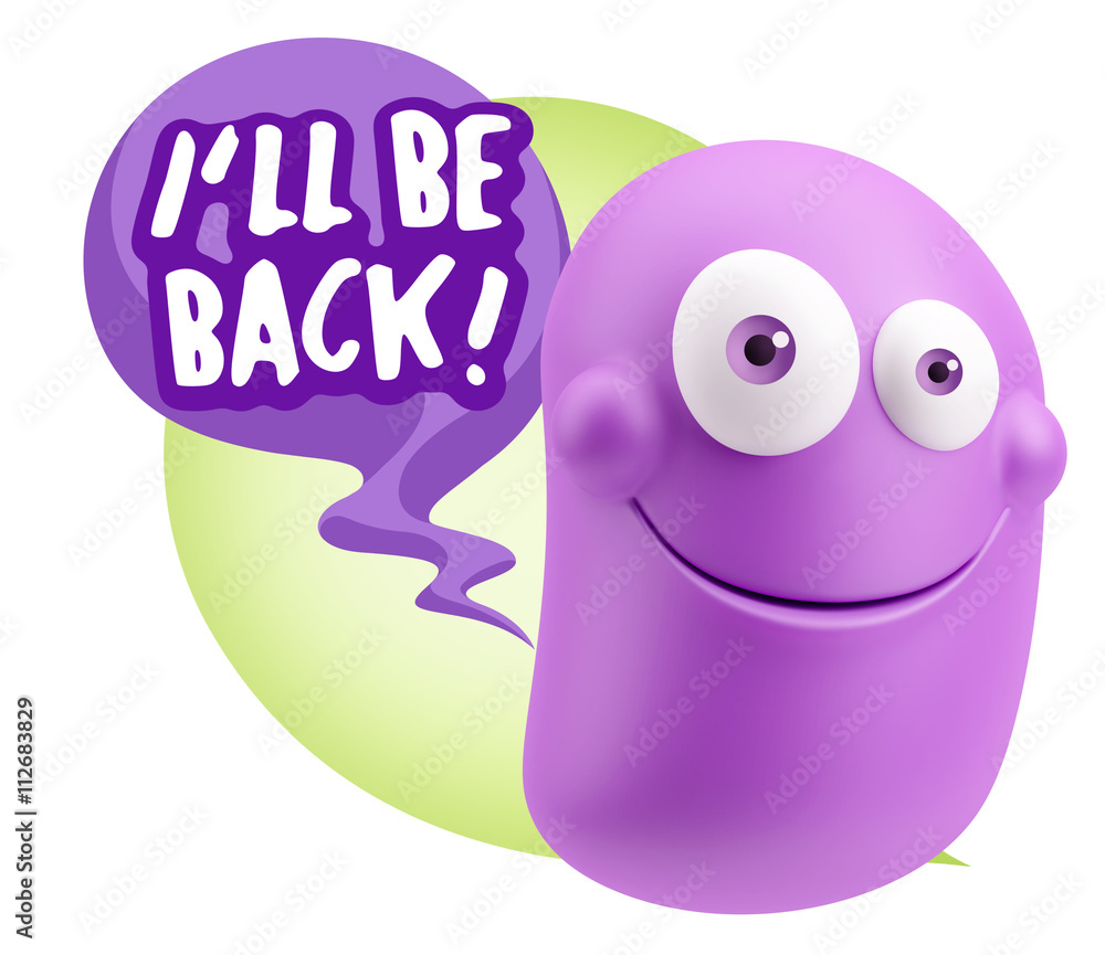 3d Illustration Laughing Character Emoji Expression saying I'll 3d Illustration Laughing Character Emoji Expression saying I'll