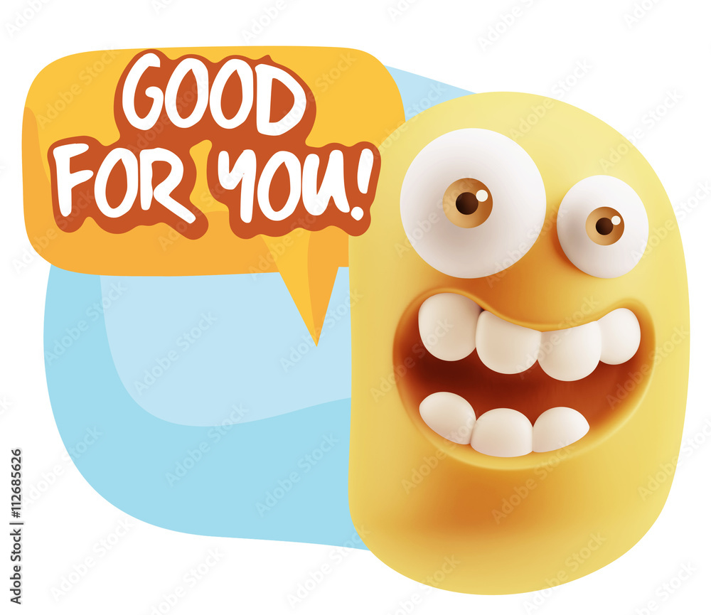 3d Rendering Smile Character Emoticon Expression saying Good For 3d Rendering Smile Character Emoticon Expression saying Good For