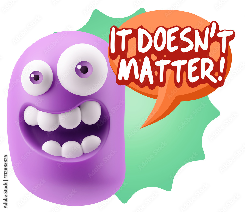 3d Rendering Smile Character Emoticon Expression saying It Doesn 3d Rendering Smile Character Emoticon Expression saying It Doesn