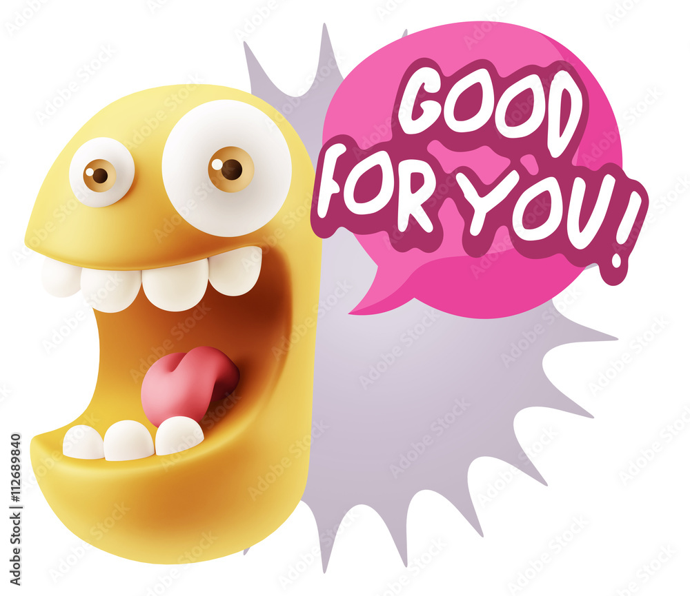 3d Rendering Smile Character Emoticon Expression saying Good For 3d Rendering Smile Character Emoticon Expression saying Good For
